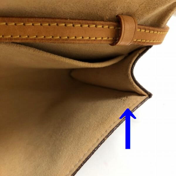 LOUIS VUITTON/ルイヴィトン ポーチ・ポシェット ポシェット・ツインGM M51852 モノグラム シリアルの場所(寄りの画像)