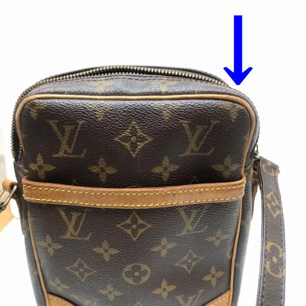 LOUIS VUITTON/ルイヴィトン ショルダーバッグ ダヌーブ M45266 モノグラム シリアルの場所(引きの画像)