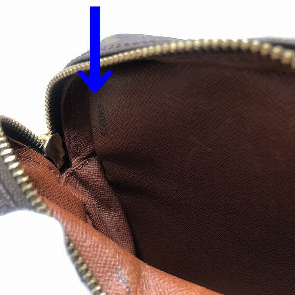 LOUIS VUITTON/ルイヴィトン ショルダーバッグ ダヌーブ M45266 モノグラム シリアルの場所(寄りの画像)