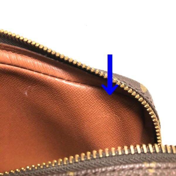 LOUIS VUITTON/ルイヴィトン ショルダーバッグ ポシェット・マルリーバンドリエール M51828 モノグラム シリアルの場所(寄りの画像)
