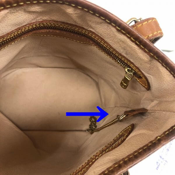 LOUIS VUITTON/ルイヴィトン ハンドトートバッグ パケットPM M42238 モノグラム シリアルの場所(引きの画像)