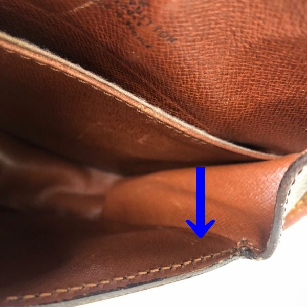 LOUIS VUITTON/ルイヴィトン ショルダーバッグ ミニサンクルー M51244 モノグラム シリアルの場所(寄りの画像)