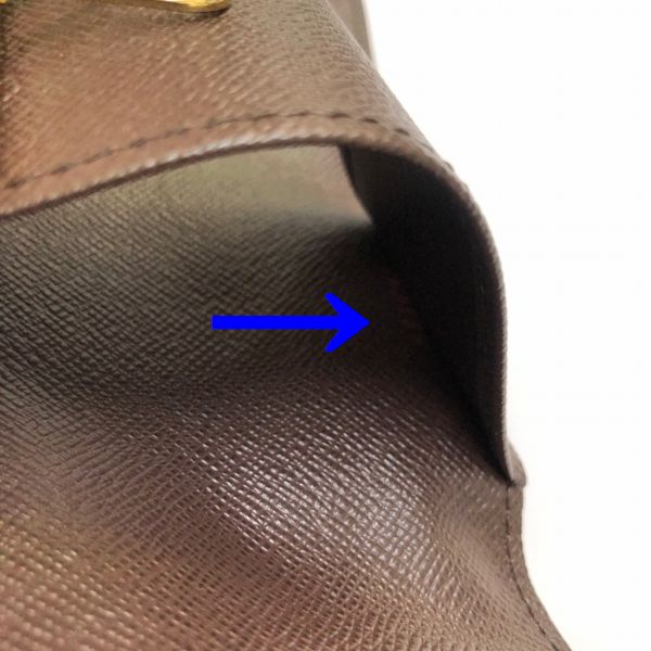 LOUIS VUITTON/ルイヴィトン キーケース ミュルティクレ6 N62630 ダミエ シリアルの場所(寄りの画像)