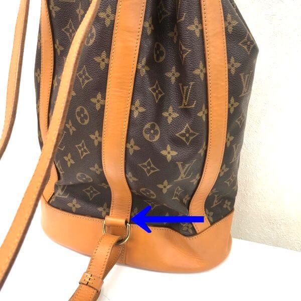 LOUIS VUITTON/ルイヴィトン ショルダーバッグ ランドネPM M42243 モノグラム シリアルの場所(引きの画像)