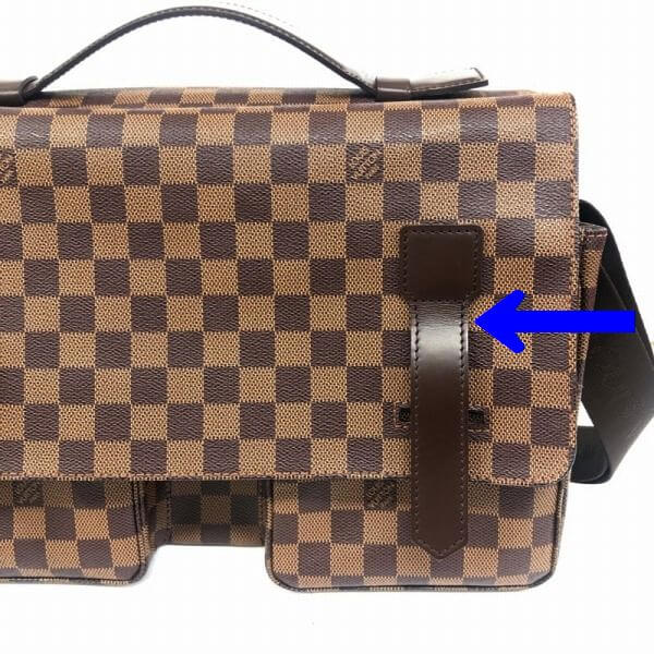 LOUIS VUITTON/ルイヴィトン ショルダーバッグ ブロードウェイ N42270 ダミエ シリアルの場所(引きの画像)