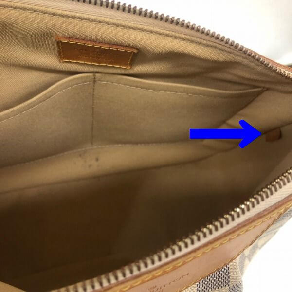 LOUIS VUITTON/ルイヴィトン ショルダーバッグ シラクーサPM N41113 ダミエ シリアルの場所(引きの画像)