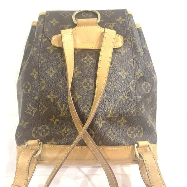 LOUIS VUITTON/ルイヴィトン リュックサック・バックパック モンスリ MM M51136 モノグラム 側面の写真