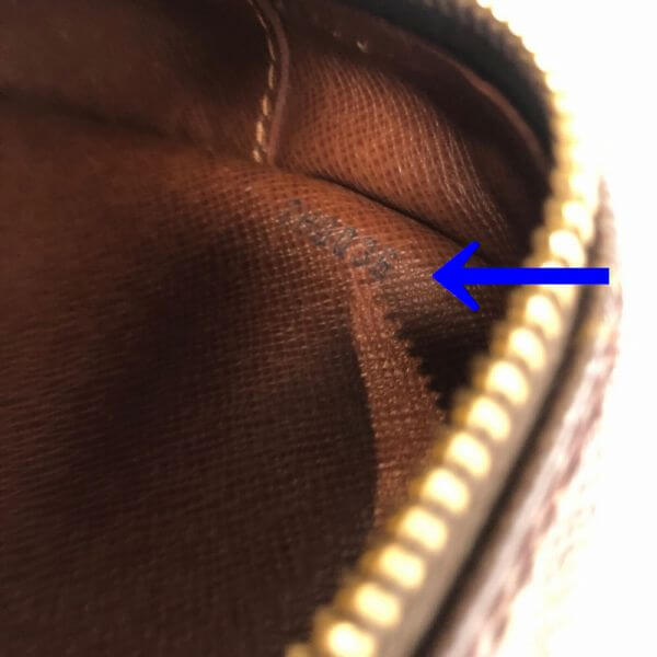 LOUIS VUITTON/ルイヴィトン ショルダーバッグ トロカデロ30 M51272 モノグラム シリアルの場所(寄りの画像)