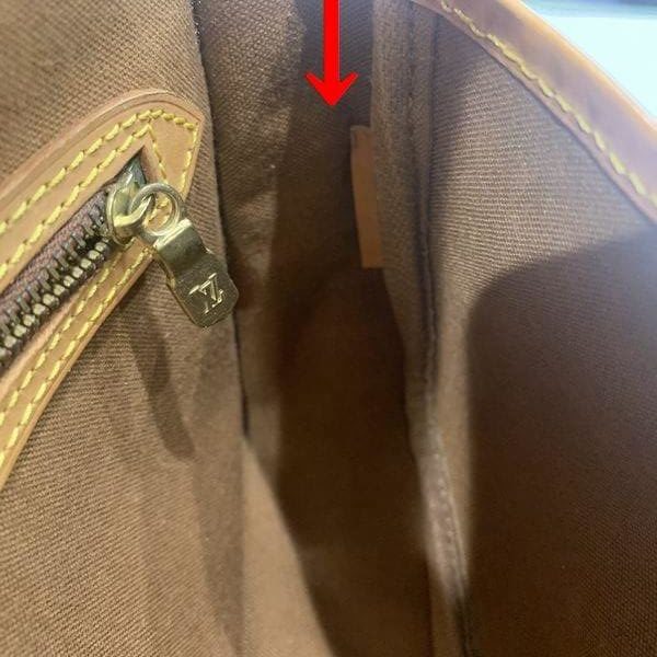 LOUIS VUITTON/ルイヴィトン 袈裟がけショルダーバッグ ジベシエール PM M42248 モノグラム シリアルの場所(寄りの画像)