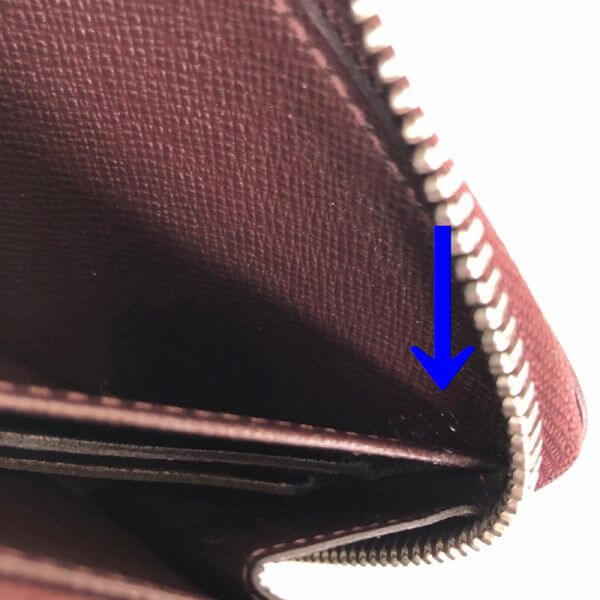 LOUIS VUITTON/ルイヴィトン ラウンドファスナー 財布 エレクトリック ジッピーウォレット M60314 エピ シリアルの場所(寄りの画像)