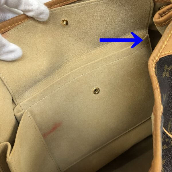 LOUIS VUITTON/ルイヴィトン ショルダーバッグ ガリエラPM M56382 モノグラム シリアルの場所(引きの画像)