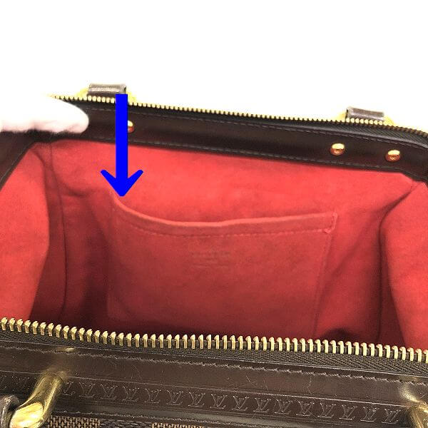 LOUIS VUITTON/ルイヴィトン ハンドバッグ ナイツブリッジ N51201 ダミエ シリアルの場所(引きの画像)