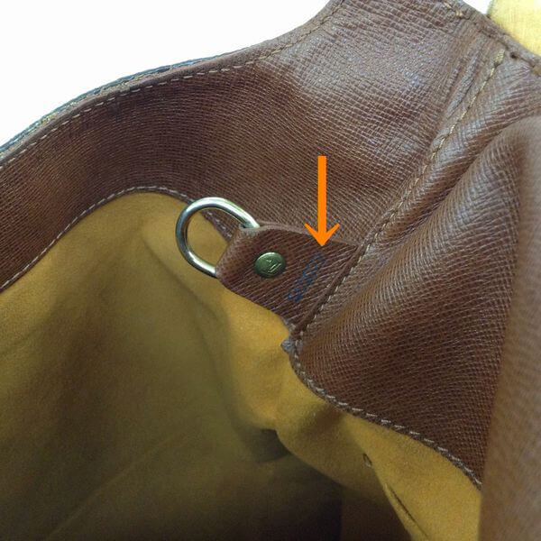 LOUIS VUITTON/ルイヴィトン ショルダーバッグ ミュゼット M51256 モノグラム シリアルの場所(寄りの画像)