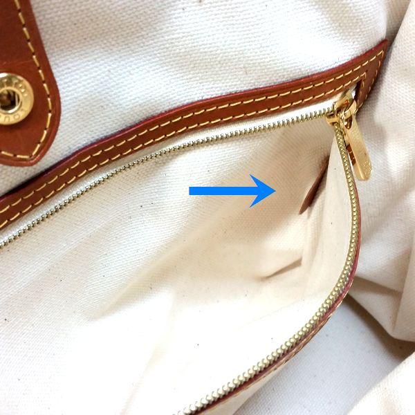 LOUIS VUITTON/ルイヴィトン ハンドトートバッグ サック・レイユール PM M53686 モノグラム・ティセ シリアルの場所(寄りの画像)