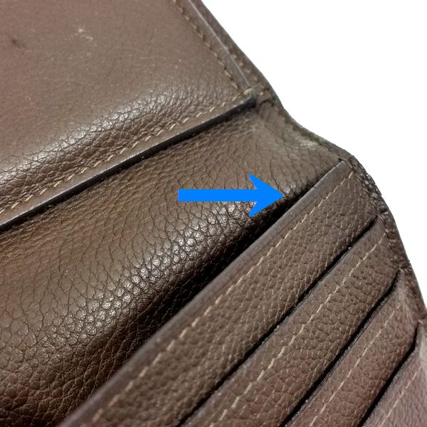LOUIS VUITTON/ルイヴィトン 3つ折り 財布 ポルトフォイユ・ヴィルトゥオーズ M60388 モノグラム・アンプラント シリアルの場所(寄りの画像)