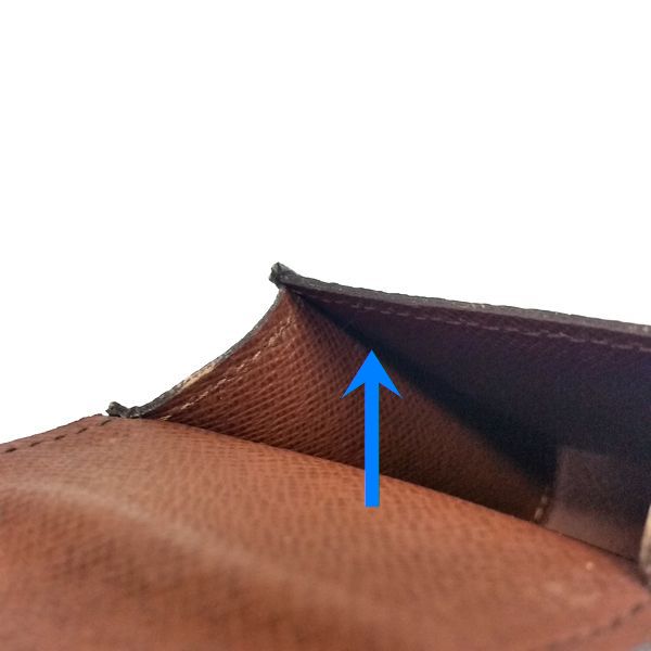 LOUIS VUITTON/ルイヴィトン シガレットケース エテュイ・シガレットケース M63024 モノグラム シリアルの場所(寄りの画像)
