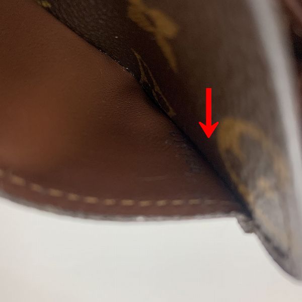 LOUIS VUITTON/ルイヴィトン ホック式 財布 ポルトフォイユ サラ M60531 モノグラム シリアルの場所(寄りの画像)